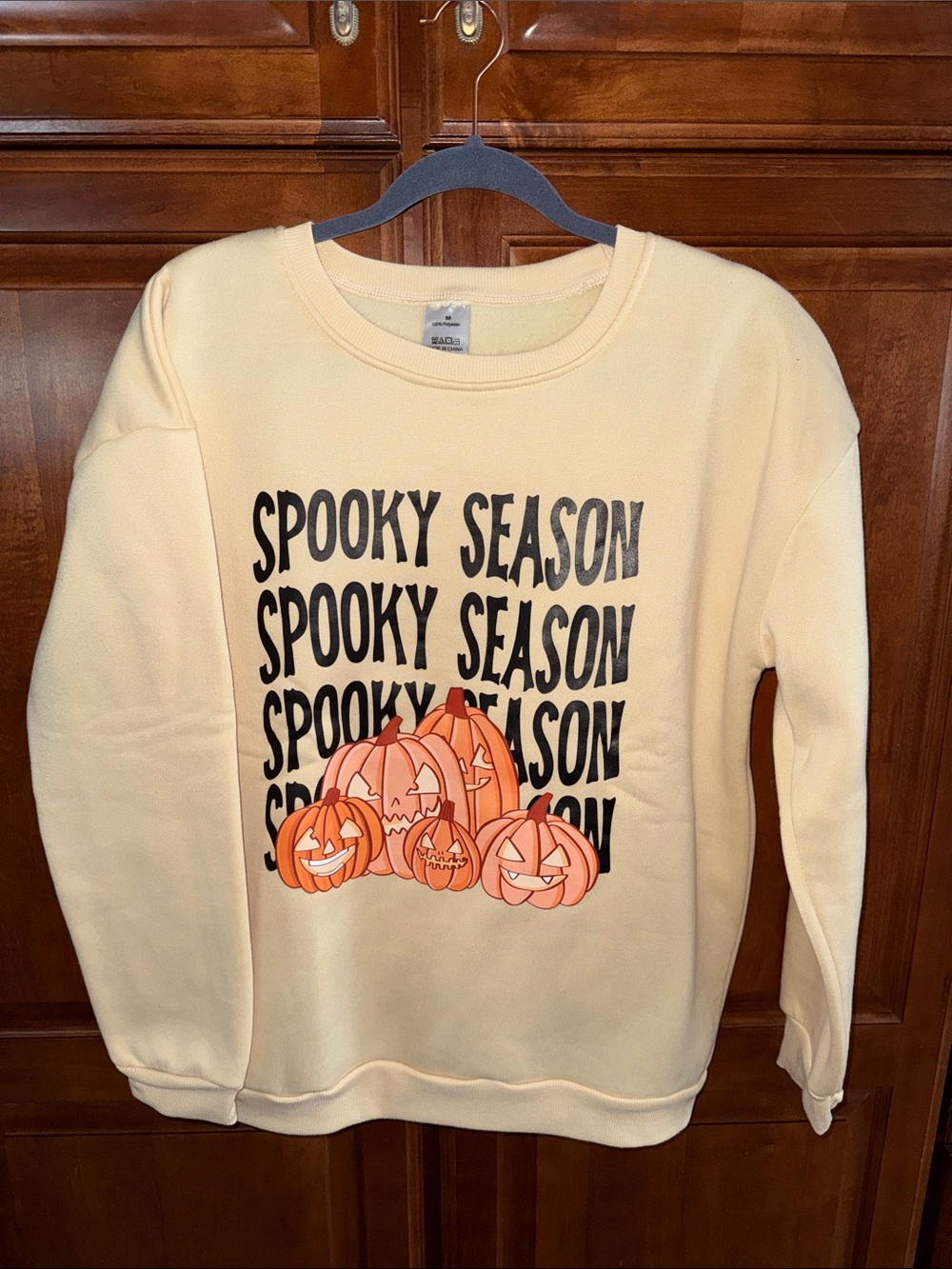 Spooky Season Pumpkin Graphic Crewneck Sweatshirt